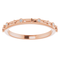 Petite Diamond Cross Ring, 14k Rose Gold (.03 CTW, Color G-H, Clarity I1)