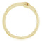 Embossed Cross 14k Yellow Gold Ring