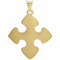 10k Yellow Gold The Missing Peace Pendant