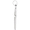 Tapered Cross Rhodium-Plated 14k White Gold Pendant (23.38X11.75MM)