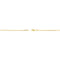 1mm 14k Yellow Gold Diamond-Cut Snake Chain, 16"