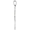 Fleur de Lis Cut-Out Cross 14k White Gold Pendant