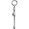 Diamond Treflee Cross Rhodium-Plated 14k White Gold Pendant (.01 Ct, G-H Color, SI1 Clarity)