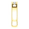 Men's 14k Yellow Gold Diamond Ring (.005 Ctw, Color G-H, SI2-SI3 Clarity) Size 10