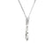 Diamond Initial Letter 'L' Rhodium-Plated 14k White Gold Pendant Necklace, 17" (GH, I1, 1/8 Ctw)