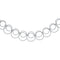 Sterling Silver Diamond Cut Circle Chain Necklace, 18''
