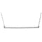 Diamond Bar Necklace in 14k White Gold, 18" (1/6 Cttw)