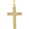Design Cross 14k Yellow Gold Pendant