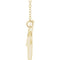 Interlocking Circle Necklace, 14k Yellow Gold, 18"