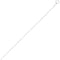 5-Stone Diamond Letter 'I' Initial 14k White Gold Pendant Necklace, 18" (.03 Cttw, GH, I1)