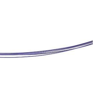 7-Strand Purple Strand Necklace, 14k Yellow Gold Bayonet Clasp, 16"