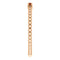 Chatham Created Ruby Beaded Ring, 14k Rose Gold, Size 6