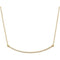 Diamond Bar Necklace in 14k Yellow Gold, 16-18" (1/6 Cttw)