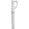 17-Stone Diamond Petite Cross Pendant in 14k White Gold (1/4 Ctw, GH Color, I1 Clarity)