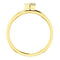 Diamond Two-Stone Ring, 14k Yellow Gold, Size 7 (.25 Ctw, G-H Color,I1 Clarity)