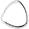 Sterling Silver V-Shape African Wedding Band, Size 6