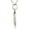 Sterling Silver 18k Yellow Gold Plate and 14k Rose Plate Gold Hug the Family Circle Necklace 18"