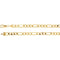 5mm 14k Yellow Gold Figaro Chain, 16"