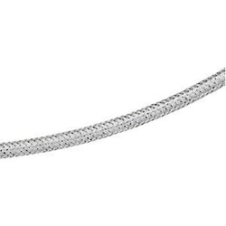 4.5 mm Stainless Basket Weave Chain, 18"