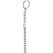 Diamond Beaded Cross Rhodium-Plated 14k White Gold Pendant (.02 Ct, G-H Color, I1 Clarity)