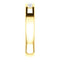Men's 5-Stone Diamond Wedding Band, 14k Yellow Gold (.33 Ctw, Color G-H, SI2-SI3 Clarity) Size 11