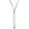 Diamond Initial 'M' Sterling Silver Pendant Necklace, 16.00" (.16 Cttw, GH Color, I1 Clarity)