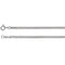 Celtic Halo Cross Sterling Silver Necklace, 24"