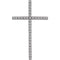 Diamond Latin Cross Pendant, 14k White Gold (1.00 Ctw, H+ Color, I1 Clarity)