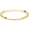 10k Yellow Gold 1mm Slim-Profile Flat Band