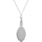 Sterling Silver Fleur De Lis Ash Pendant Necklace 18"