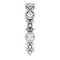 Platinum Diamond Vintage-Style Ring, Size 6.75