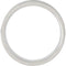 7mm 14k White Gold and Black Intertwined Together Band