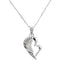 Sterling Silver The Broken Wing Pendant With Chain, 18"