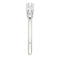 Diamond 7-Stone 3.25mm Ring, Sterling Silver (.08 Ctw, G-H Color, I1 Clarity) Size 6.25