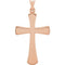 Cross Pendant, 14k Rose Gold (28.5x19MM)