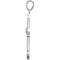 Platinum Diamond Fleur-de-Lis Cross Pendant (.03 Ct, G-H Color, I1 Clarity)