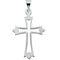 Patonce Cross 14k White Gold Pendant