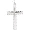 Christian Cross Sterling Silver Pendant (40X25MM)