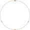 Diamond Solitaire 14k Rose Gold Pendant Necklace, 18" (1/5 Cttw)