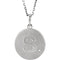 Diamond Letter 'S' Initial Sterling Silver Pendant Necklace, 18" (.005 Ct, GH Color, I2 Clarity)