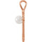 Freshwater Cultured Pearl Cross Pendant, 14k Rose Gold (4-4.5 MM)