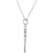 Key of Love for a Son Pendant Necklace, Rhodium Plated Sterling Silver, 18"