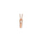 Diamond Bar Necklace in 14k Rose Gold, 16-18" (.05 Ctw, Color H+, Clarity I1)
