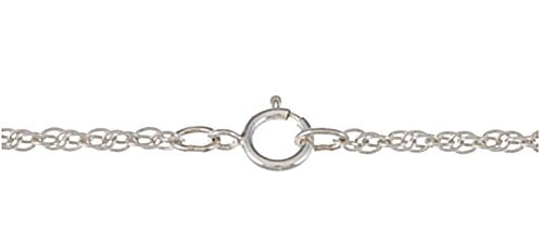 Children's Imitation Garnet 'January' Birthstone 14k White Gold Pendant Necklace, 14"