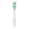 Created Chatham Emerald 7-Stone 3.25mm Ring, Rhodium-Plated 14k White Gold