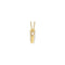 Diamond Bar Necklace in 14k Yellow Gold, 16-18" (.05 Ctw, Color H+, Clarity I1)