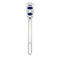 Platinum Blue Sapphire 7-Stone 3.25mm Ring