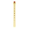 Chatham Created Ruby Beaded Ring, 14k Yellow Gold, Size 6