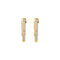 Diamond Inside-Outside Hoop Earrings, 14k Yellow Gold (1/4 Ctw, Color H+, Clarity I1)