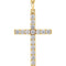 Diamond Cross Pendant, 14k Yellow Gold (1.25 Ctw, Color GH, Clarity I1)